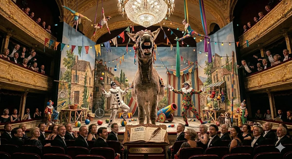Când un naratolog conduce o operă: cum a ajuns „Bărbierul din Sevilla” la circ la Opera Națională București
