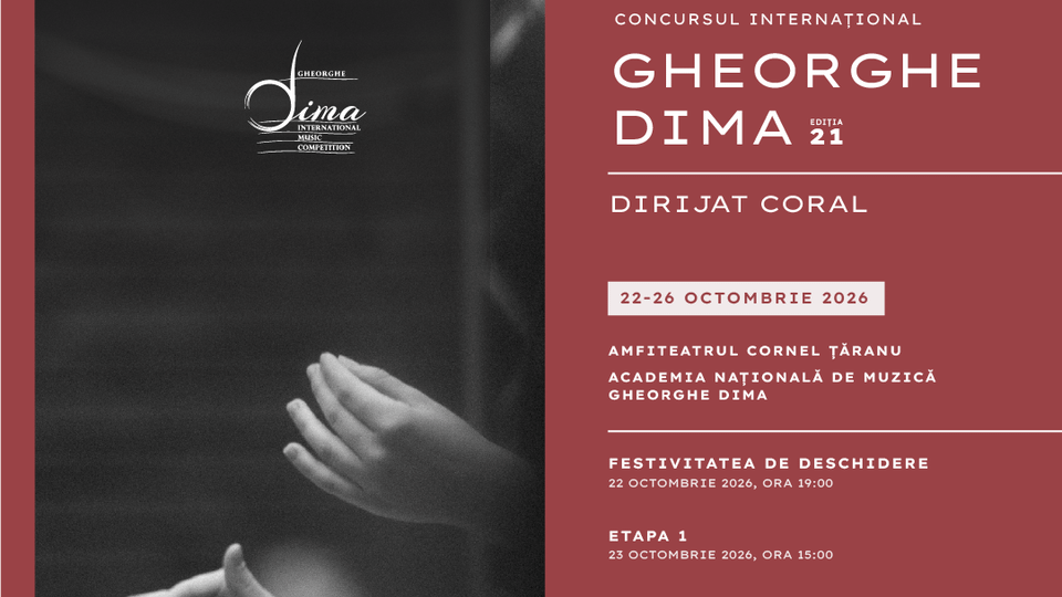 Concursul Internațional Gheorghe Dima începe la Cluj-Napoca