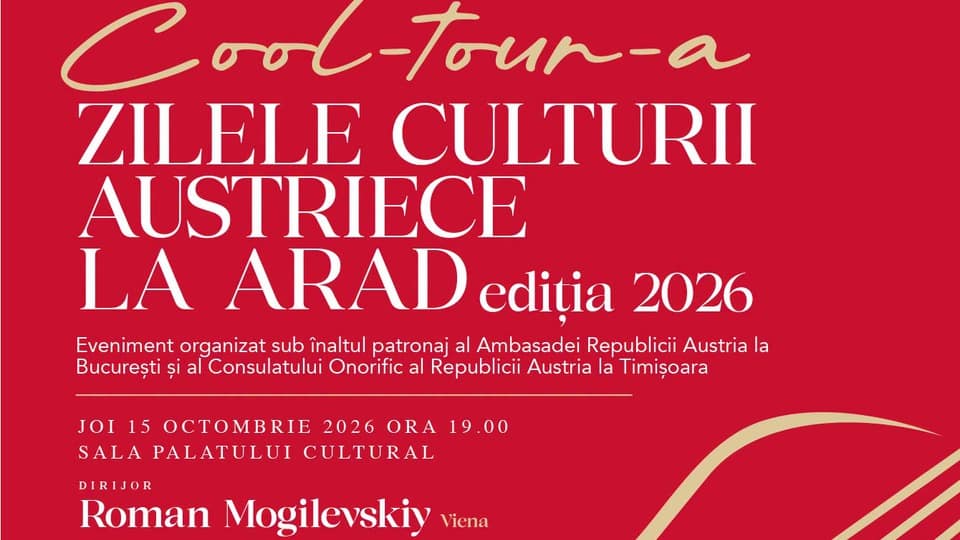 Filarmonica Arad încheie Zilele culturii austriece cu concert de excepție