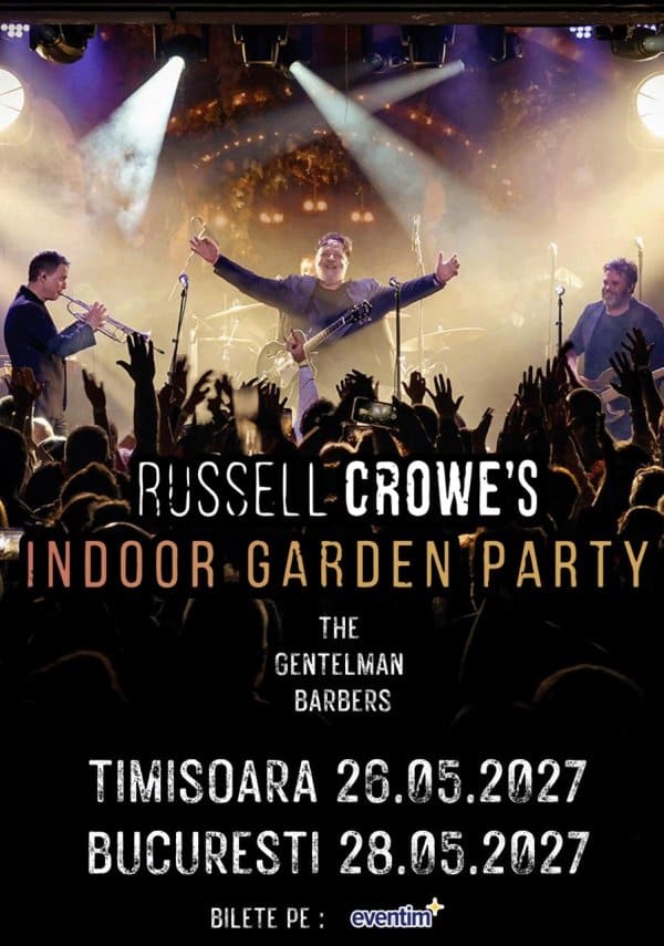 Russell Crowe concerte,Russell Crowe actor,Russell Crowe muzician — Russell Crowe vine în România
