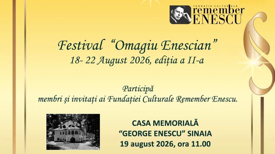 Festival Enescian,George Enescu — Festival Enescian la Sinaia